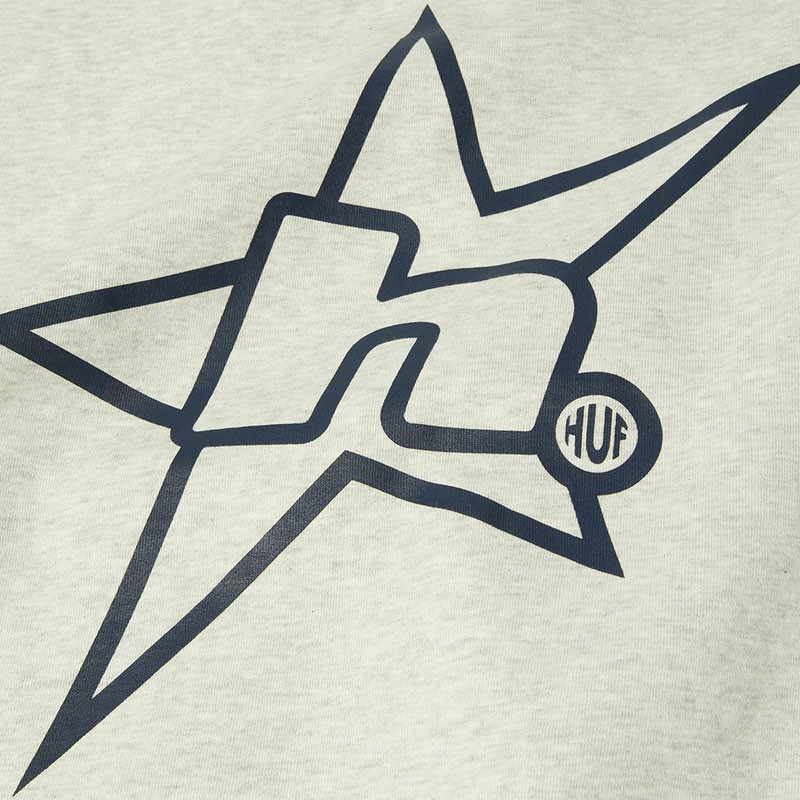 Sudadera HUF: H Star Logo PO Hoodie (Ash)