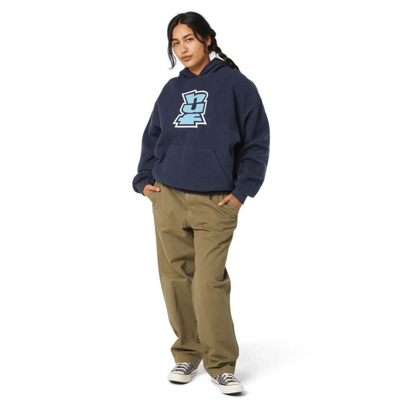 Sudadera HUF: Megablast Reverse Hoodie (Navy)