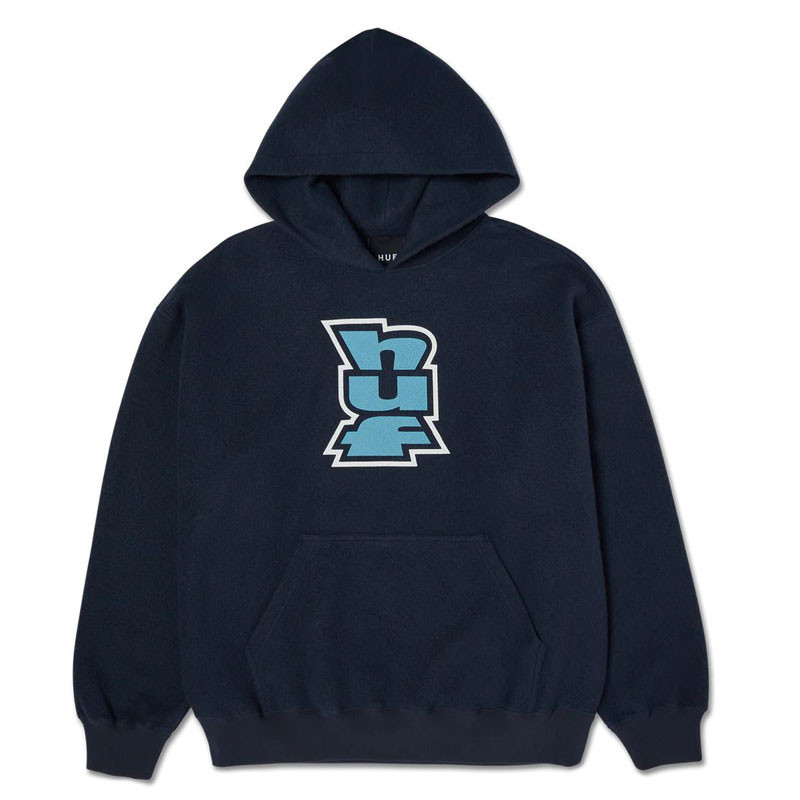 Sudadera HUF: Megablast Reverse Hoodie (Navy)