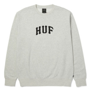Sudadera HUF: Arch Applique Crewneck (Ash)
