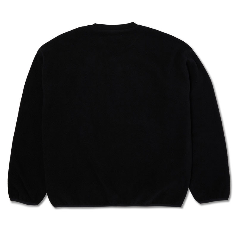Sudadera HUF: H Dot Polar Fleece Crewneck (Black)