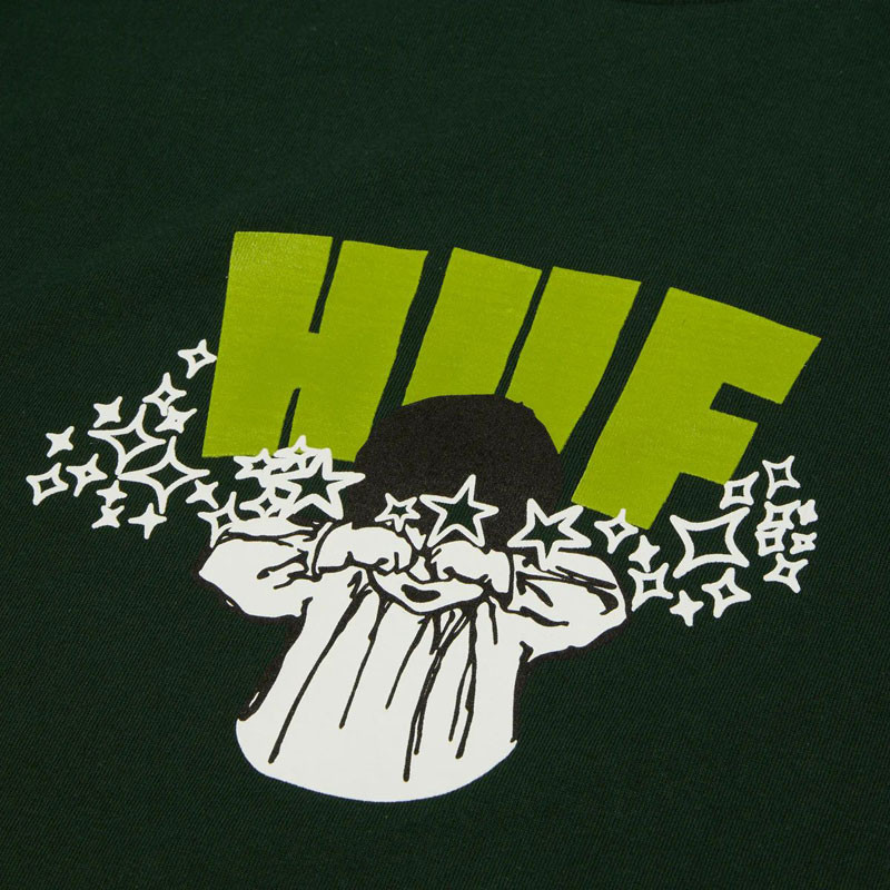Camiseta HUF: Dazed SS Tee (Forest Green)