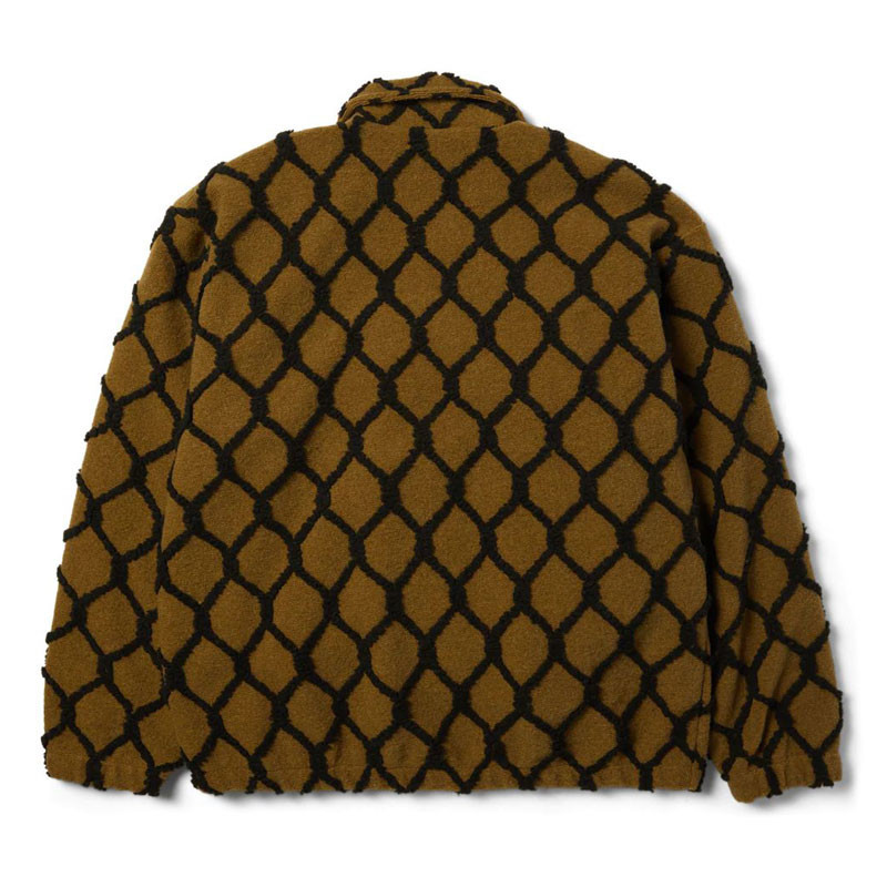 Chaqueta HUF: Breakthrough High Pile Jacket (Moss)