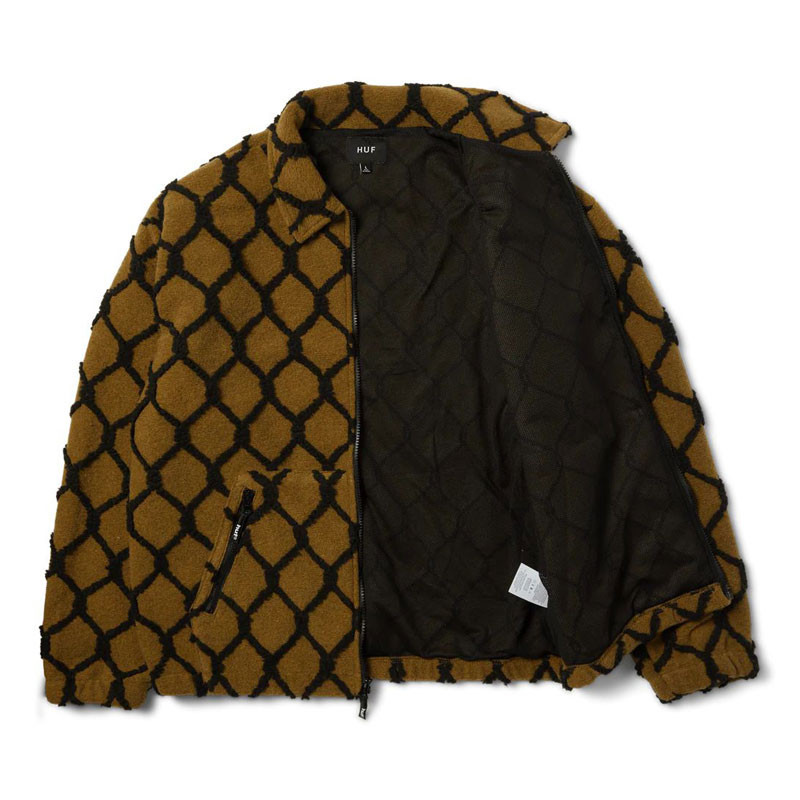 Chaqueta HUF: Breakthrough High Pile Jacket (Moss)