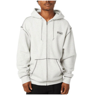 Sudadera HUF: Stretch FZ Hoodie (Ash)