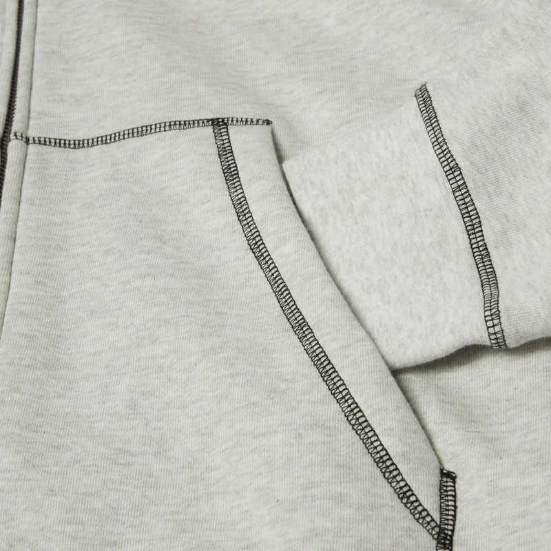 Sudadera HUF: Stretch FZ Hoodie (Ash)