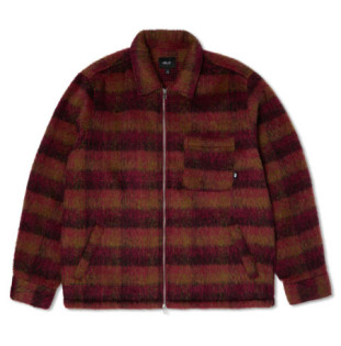 Chaqueta HUF: Megablast Plaid Jacket (Berry)