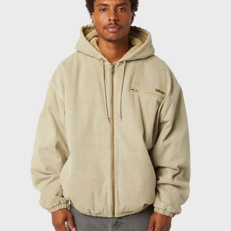 Chaqueta HUF: What A Jungle Denim Work Jacket (Desert)