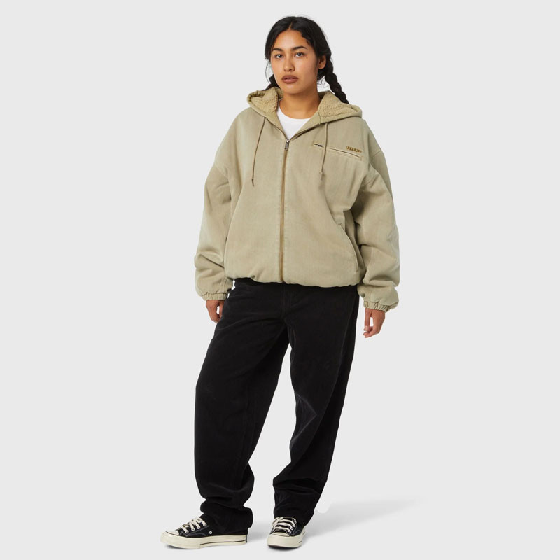 Chaqueta HUF: What A Jungle Denim Work Jacket (Desert)