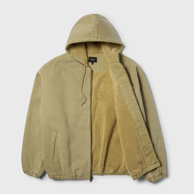 Chaqueta HUF: What A Jungle Denim Work Jacket (Desert)