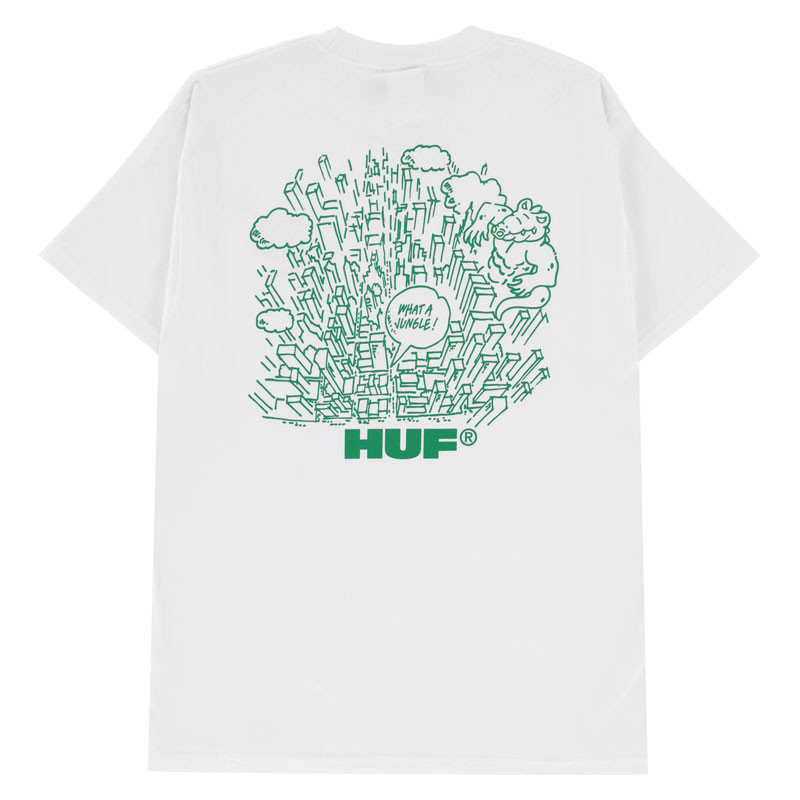 Camiseta HUF: What A Jungle SS Tee (White)