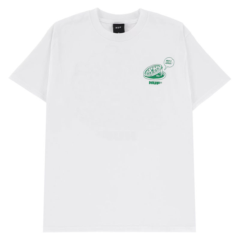 Camiseta HUF: What A Jungle SS Tee (White)
