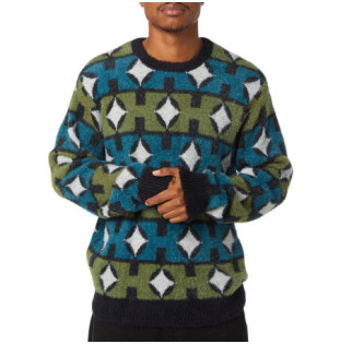Jersey HUF: Space Age Crewneck Sweater (Pine)