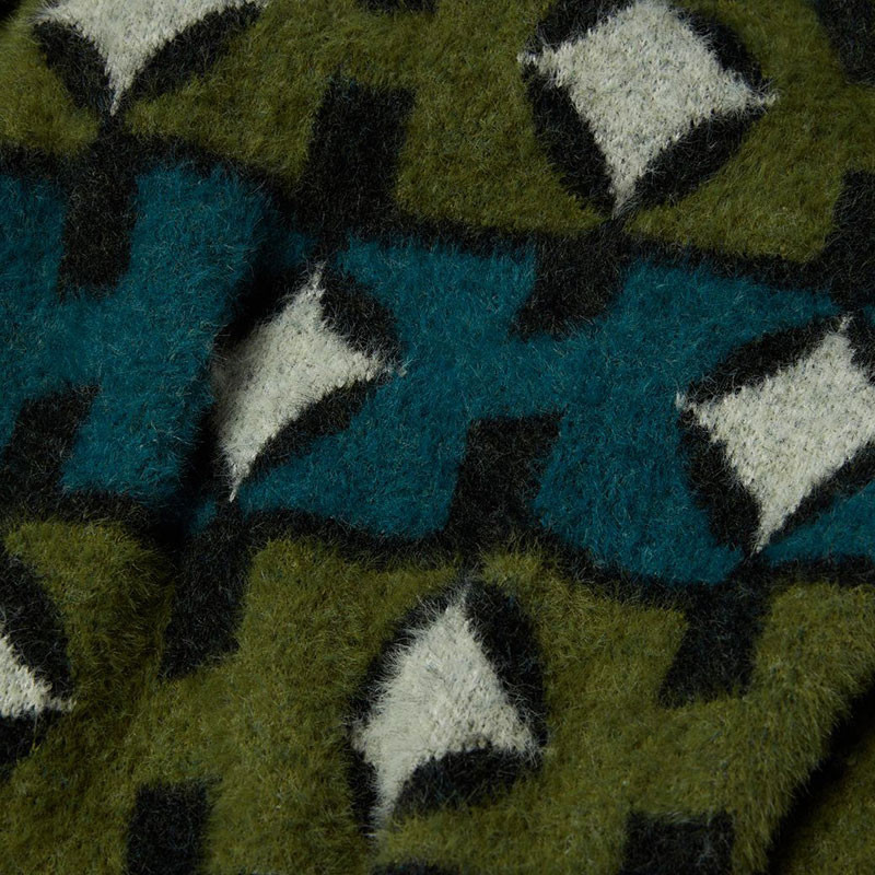 Jersey HUF: Space Age Crewneck Sweater (Pine)