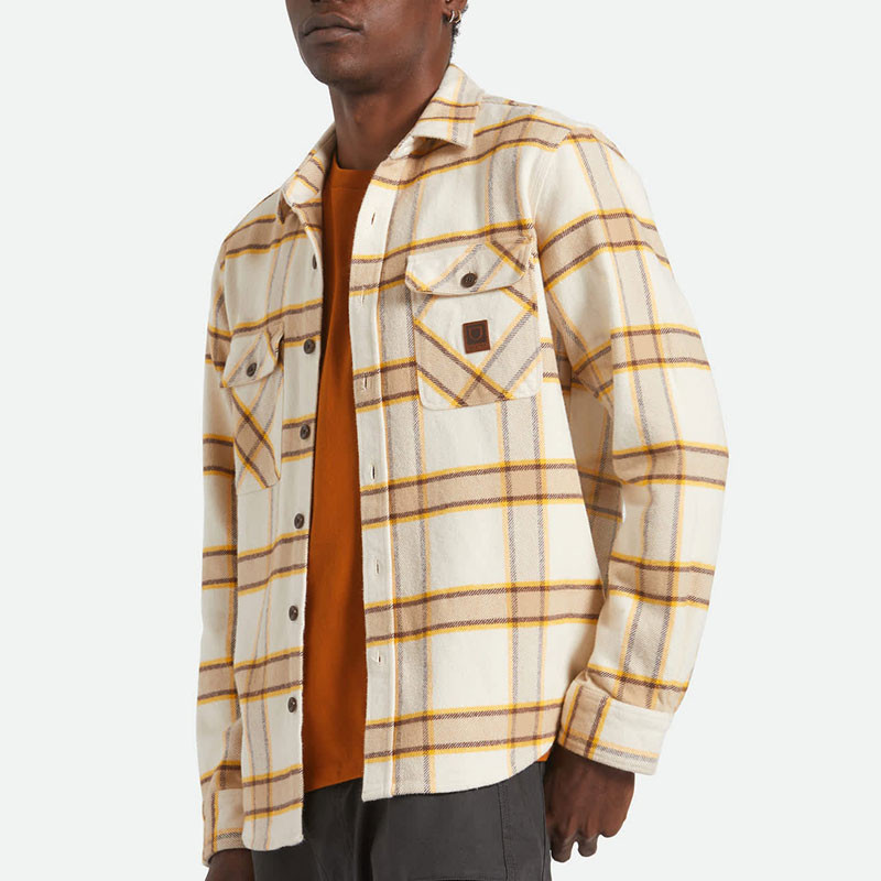 Chaqueta Brixton: Bowery Heavy Weight (Whtcap Pinecon Saff)