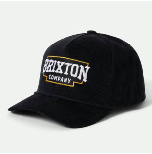 Gorra Brixton: Pierson C Np Mp Snpk (Black Corduroy)