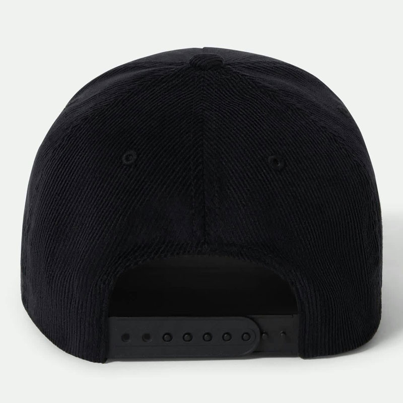 Gorra Brixton: Pierson C Np Mp Snpk (Black Corduroy)