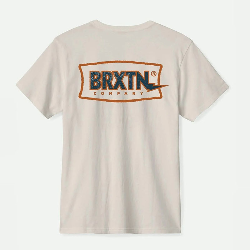 Camiseta Brixton: Lightning SS Stt (Cream)