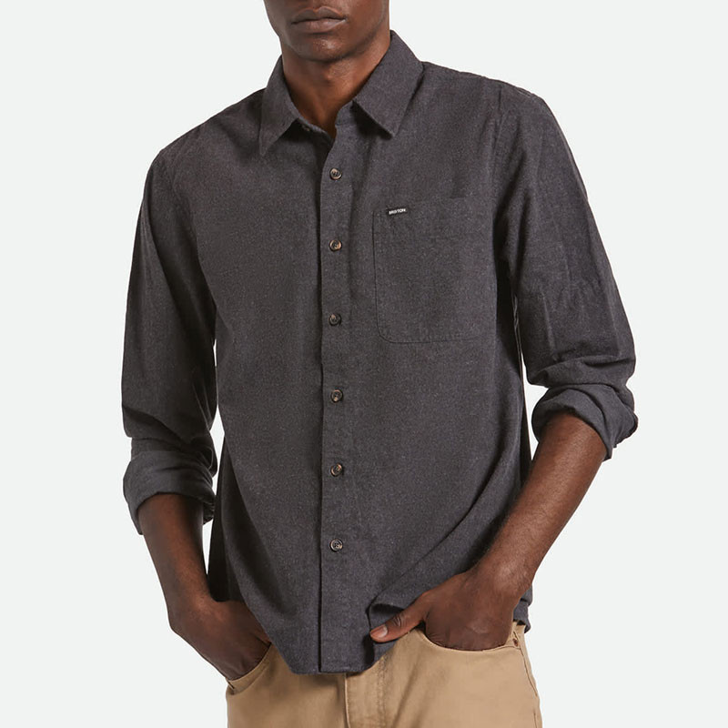 Camisa Brixton: Hasting Lw Flannel (Black)