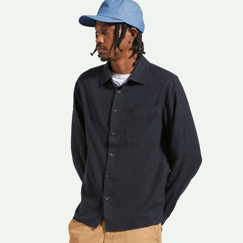 Camisa Brixton: Hasting Lw Flannel (Black)