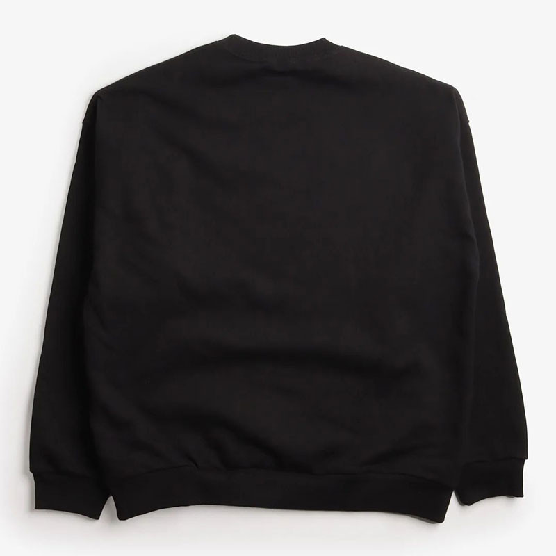 Sudadera Brixton: Embroidered Heavy Weight Crew (Black)
