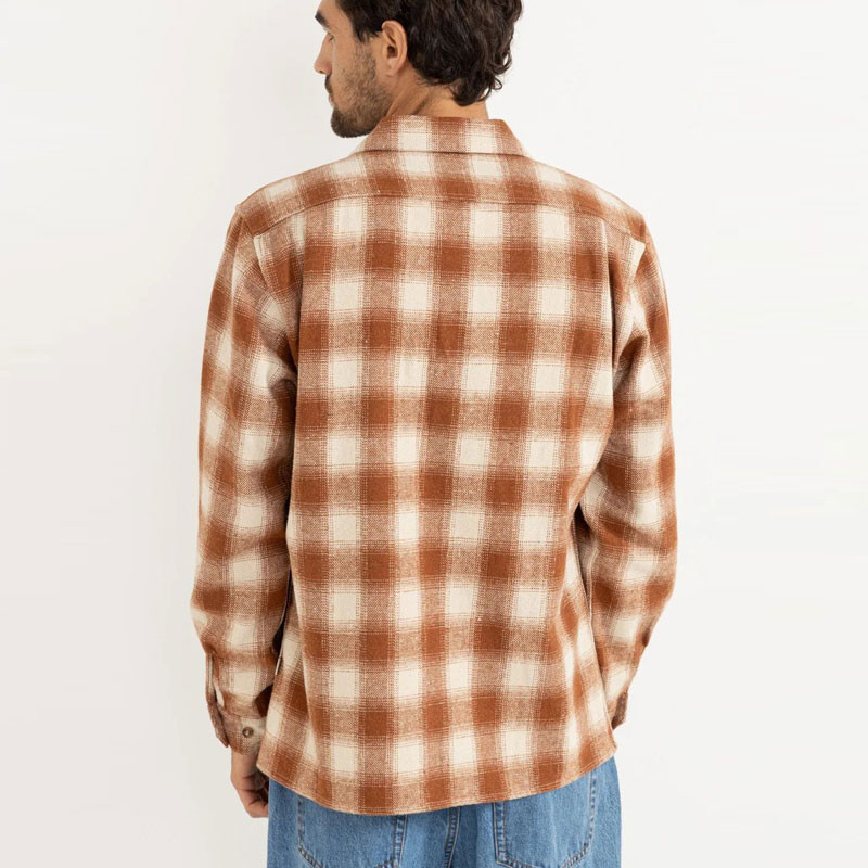 Camisa Rhythm: Bison LS Shirt (Tobacco)