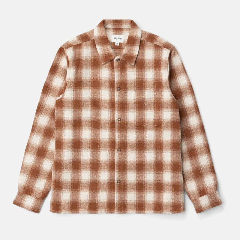Camisa Rhythm: Bison LS Shirt (Tobacco)