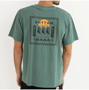 Camiseta Rhythm: Natural Vibr Vintage SS T (Vintage Green)