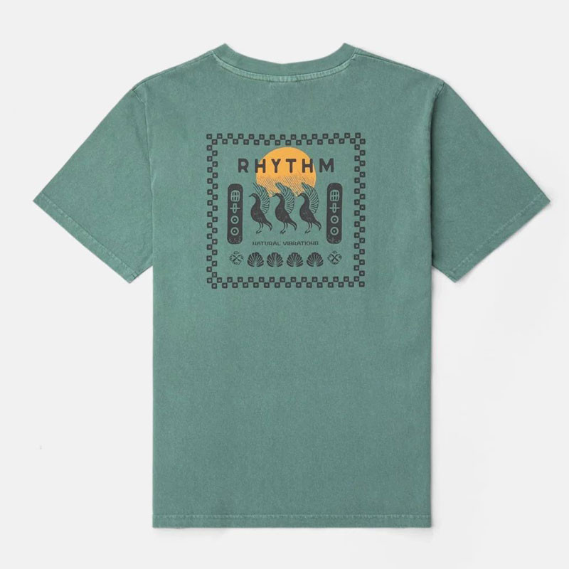 Camiseta Rhythm: Natural Vibr Vintage SS T (Vintage Green)