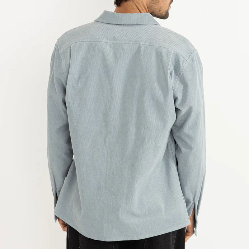Camisa Rhythm: Corduroy LS Shirt (Mist)