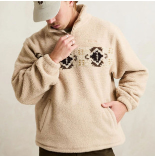 Sudadera Rhythm: Dusty Quarter Zip (Natural)