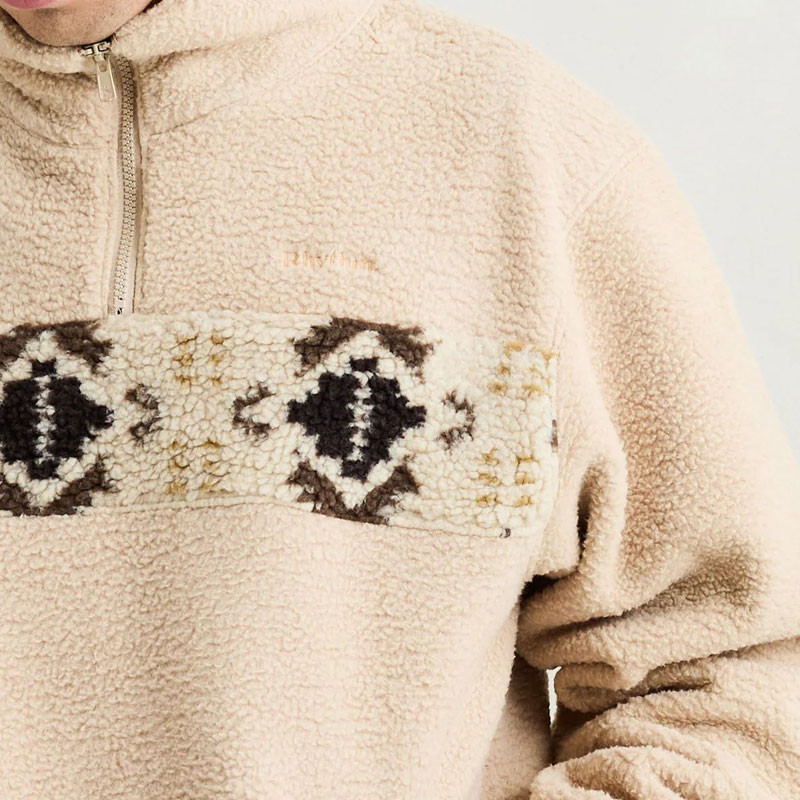 Sudadera Rhythm: Dusty Quarter Zip (Natural)