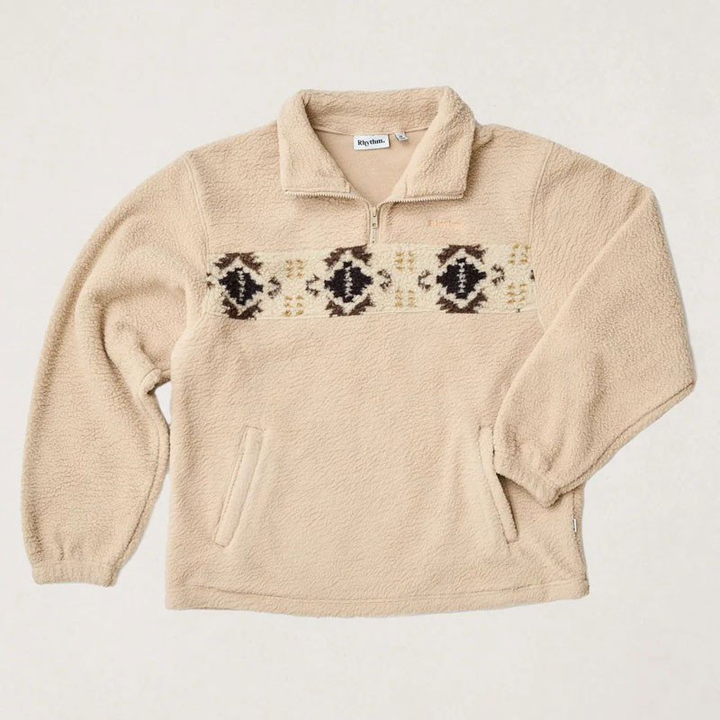 Sudadera Rhythm: Dusty Quarter Zip (Natural)
