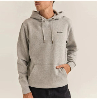 Sudadera Rhythm: Brand Fleece Hood (Grey Heather)