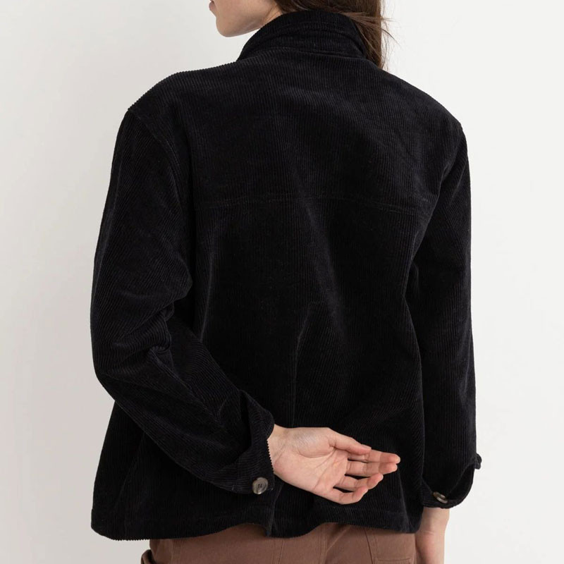 Chaqueta Rhythm: Kendrick Corduroy Jacket (Black)