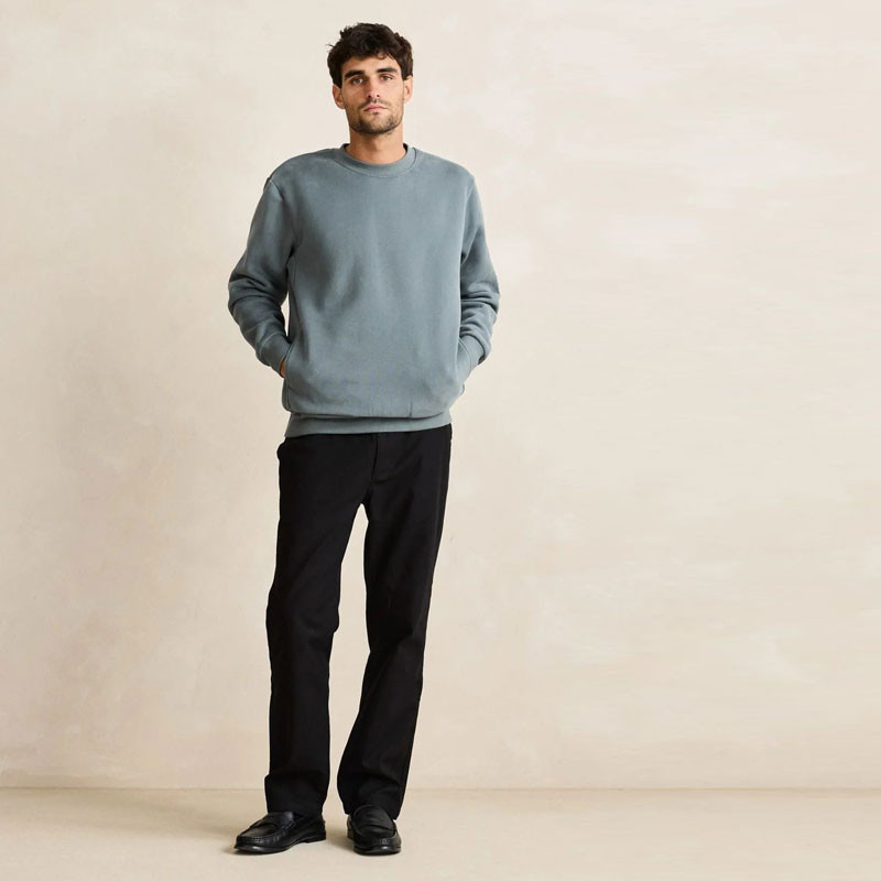 Sudadera Rhythm: Classic Fleece Crew (Silver Pine)