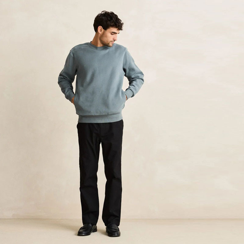 Sudadera Rhythm: Classic Fleece Crew (Silver Pine)