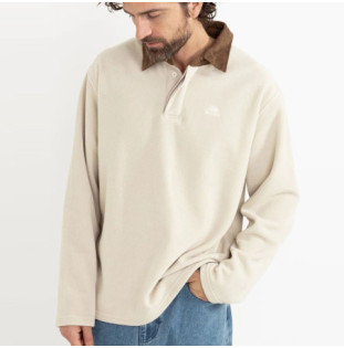 Sudadera Rhythm: Awake Polar Fleece Polo (Natural)
