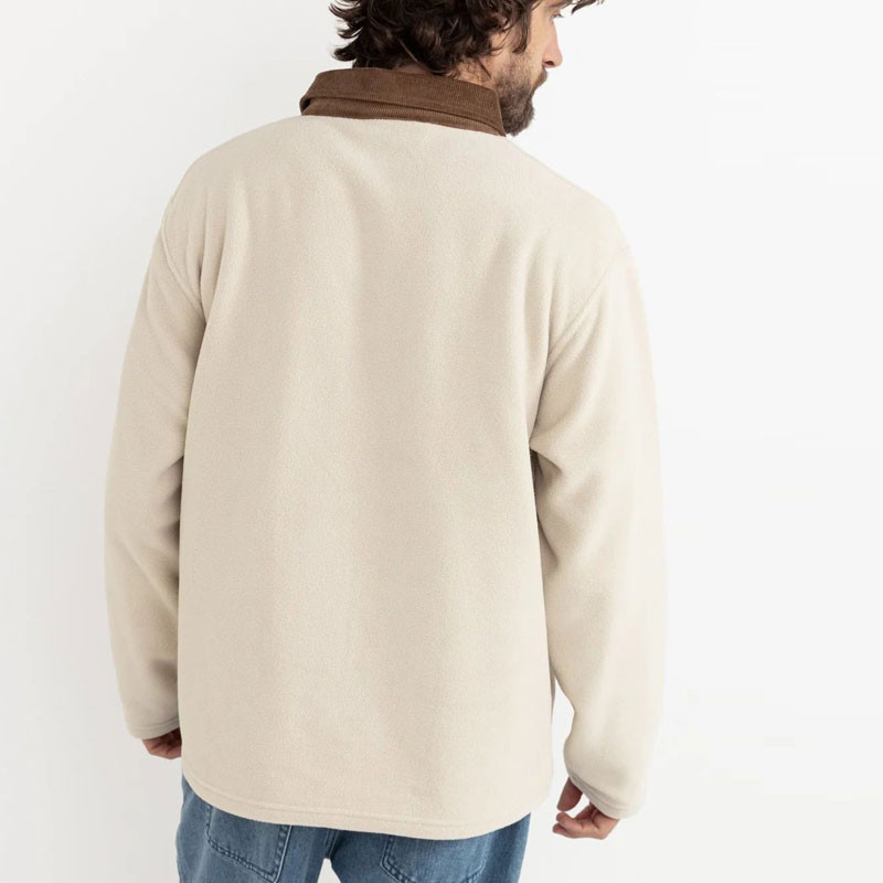 Sudadera Rhythm: Awake Polar Fleece Polo (Natural)