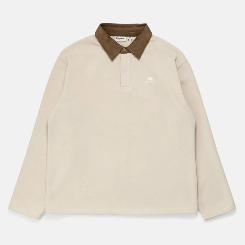 Sudadera Rhythm: Awake Polar Fleece Polo (Natural)