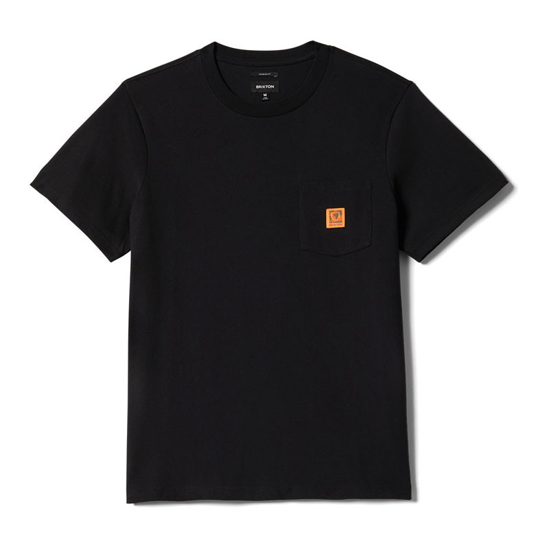Camiseta Brixton: Global Hw SS Boxy Pkt Tee (Black)