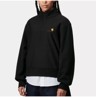 Sudadera Carhartt WIP: W American Scr High Neck Swt (Black)