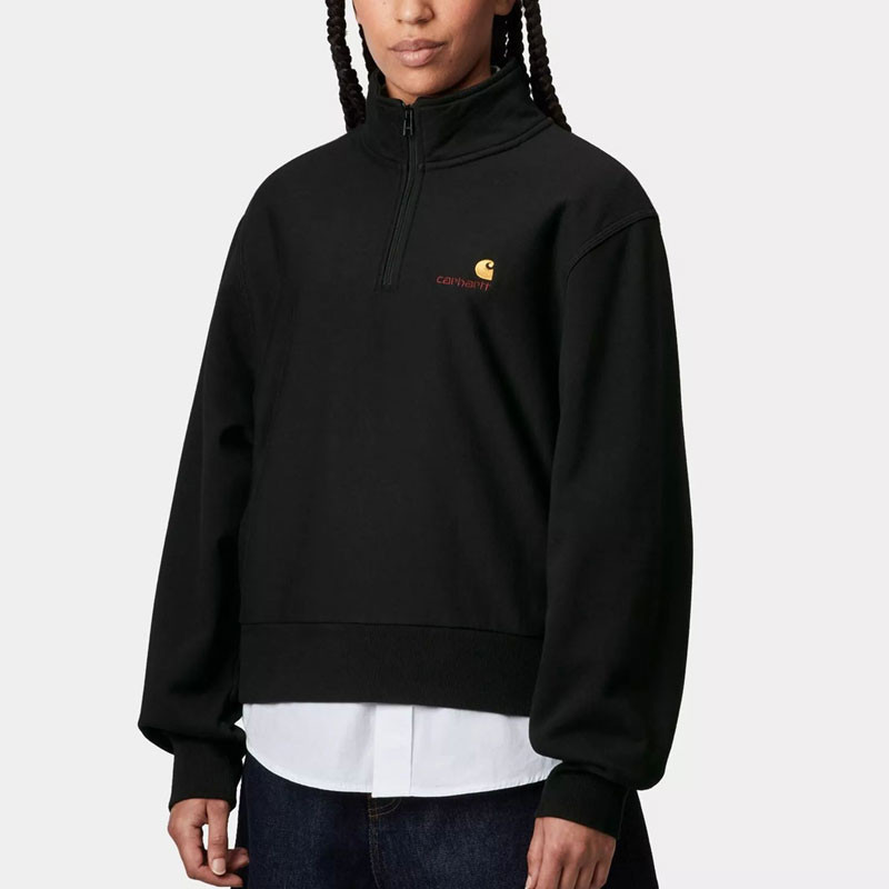 Sudadera Carhartt WIP: W American Scr High Neck Swt (Black)