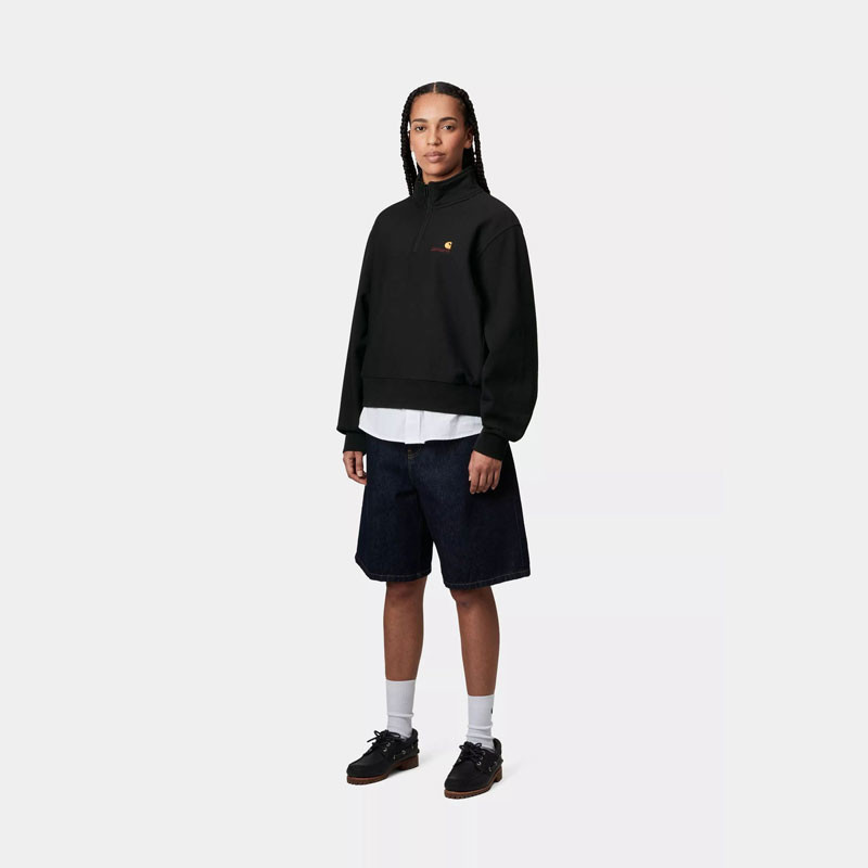Sudadera Carhartt WIP: W American Scr High Neck Swt (Black)