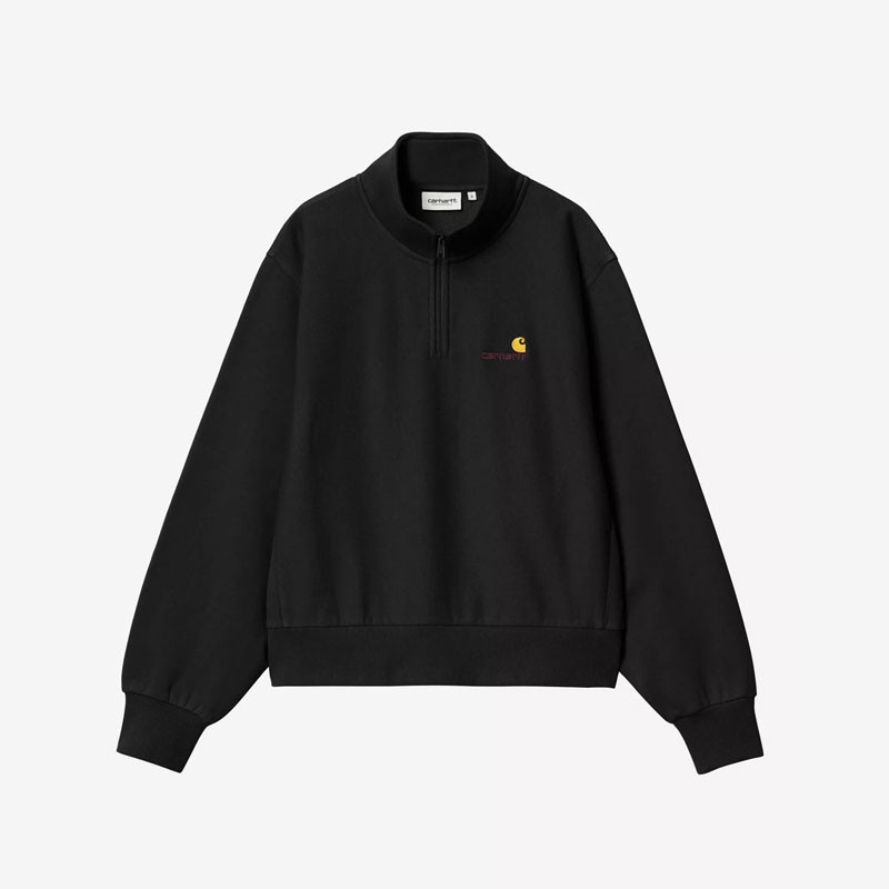 Sudadera Carhartt WIP: W American Scr High Neck Swt (Black)