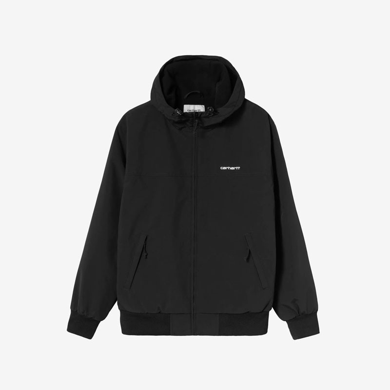 Chaqueta Carhartt WIP: Hooded Sail Jacket (Black White)