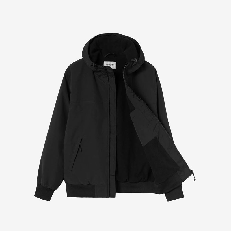 Chaqueta Carhartt WIP: Hooded Sail Jacket (Black White)