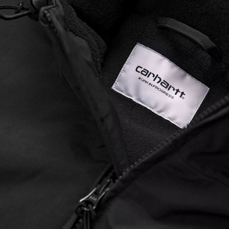 Chaqueta Carhartt WIP: Hooded Sail Jacket (Black White)