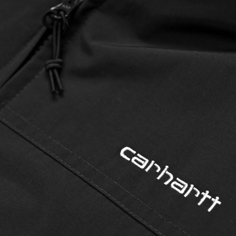 Chaqueta Carhartt WIP: Hooded Sail Jacket (Black White)