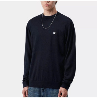 Jersey Carhartt WIP: Madison Sweater (Dark Navy Wax)